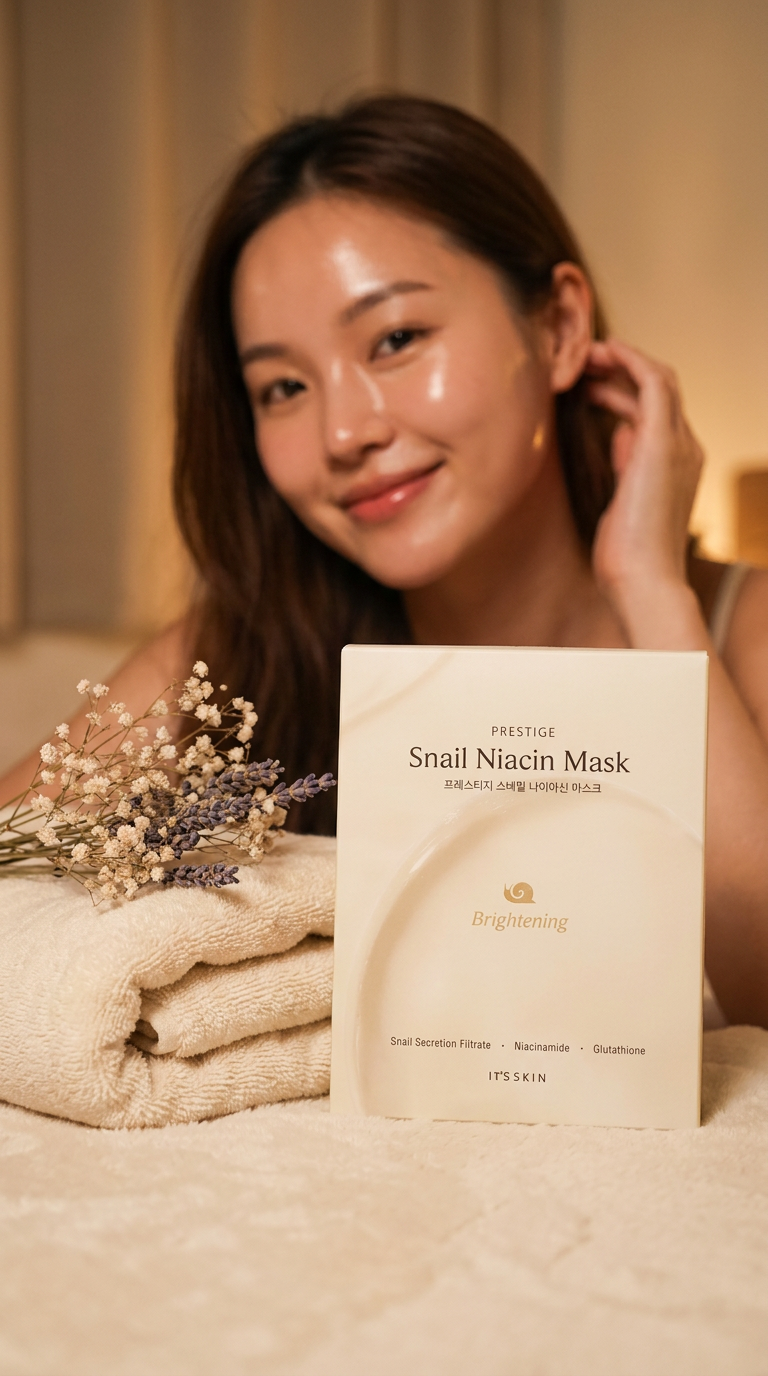 It'S SKIN Prestige Snail Niacin Mask - lifestyle vertical